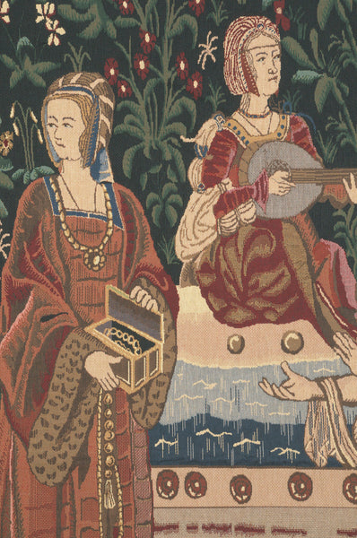 Bath and Reading in the Garden Belgian Tapestry