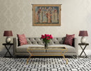 Knights Departure Belgian Tapestry