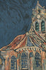Church of Auvers Belgian Tapestry