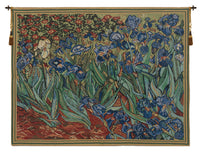 Les Iris Belgian Tapestry by Vincent Van Gogh