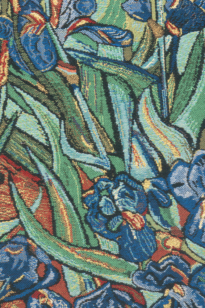 Les Iris Belgian Tapestry