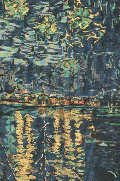 Van Gogh's Starry Night Over the Rhone Belgian Tapestry