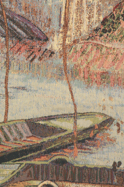 Van Gogh's Fishing in the Spring Belgian Tapestry