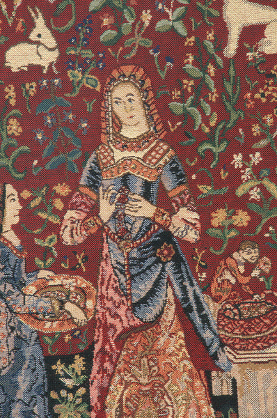 Smell, Lady and the Unicorn Belgian Tapestry