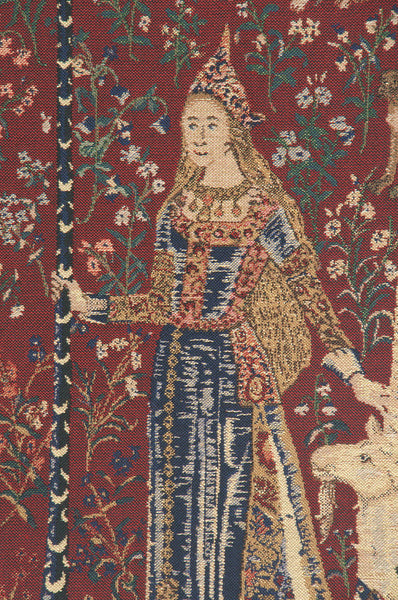 Touch, Lady and Unicorn Belgian Tapestry