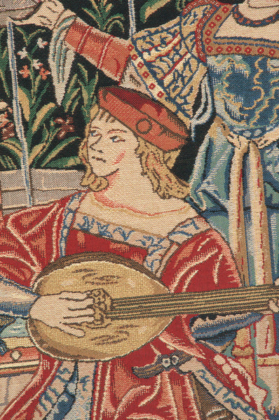Medieval Concert Belgian Tapestry