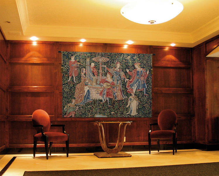 Medieval Concert Belgian Tapestry