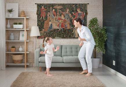 Medieval Concert Belgian Tapestry