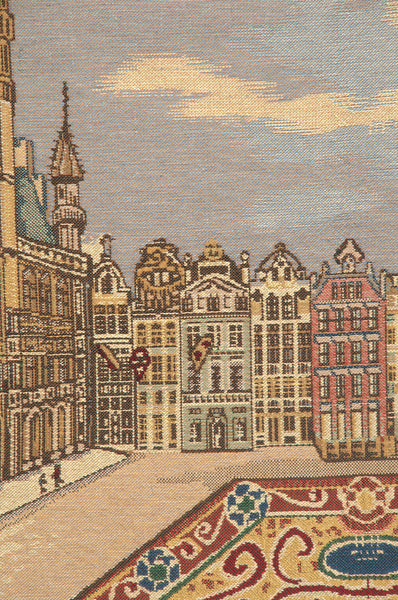 Brussels Place Belgian Tapestry