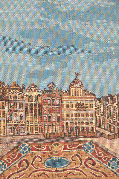Brussels Place Bleu  Belgian Tapestry