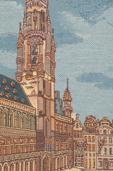 Brussels Place Bleu  Belgian Tapestry