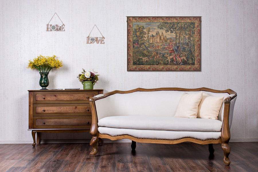 La Chasse  Belgian Tapestry