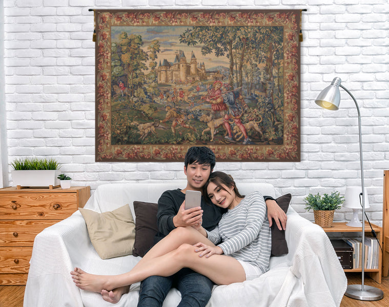 La Chasse  Belgian Tapestry