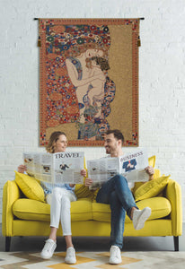 Klimt's Mother and Child Belgian Tapestry