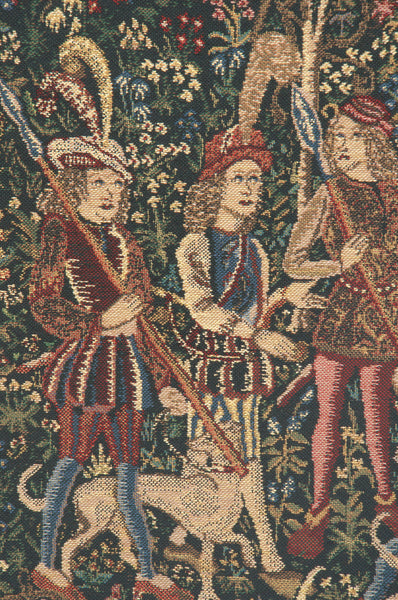 Unicorn Hunt with Loops Belgian Tapestry