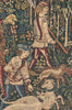 Unicorn Hunt with Loops Belgian Tapestry