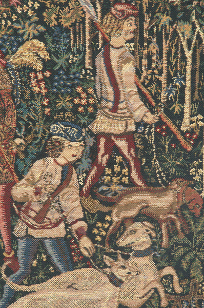 Unicorn Hunt with Loops Belgian Tapestry