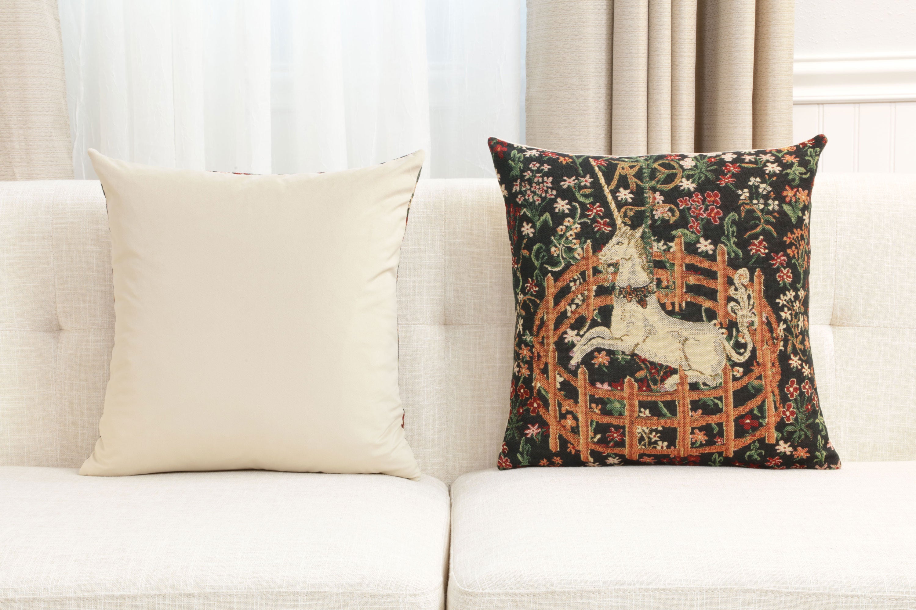 Unicorn  Belgian Cushion Cover