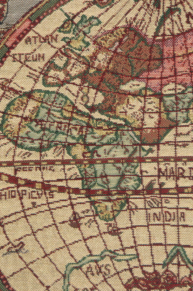 Map of the East Belgian Cushion Cover