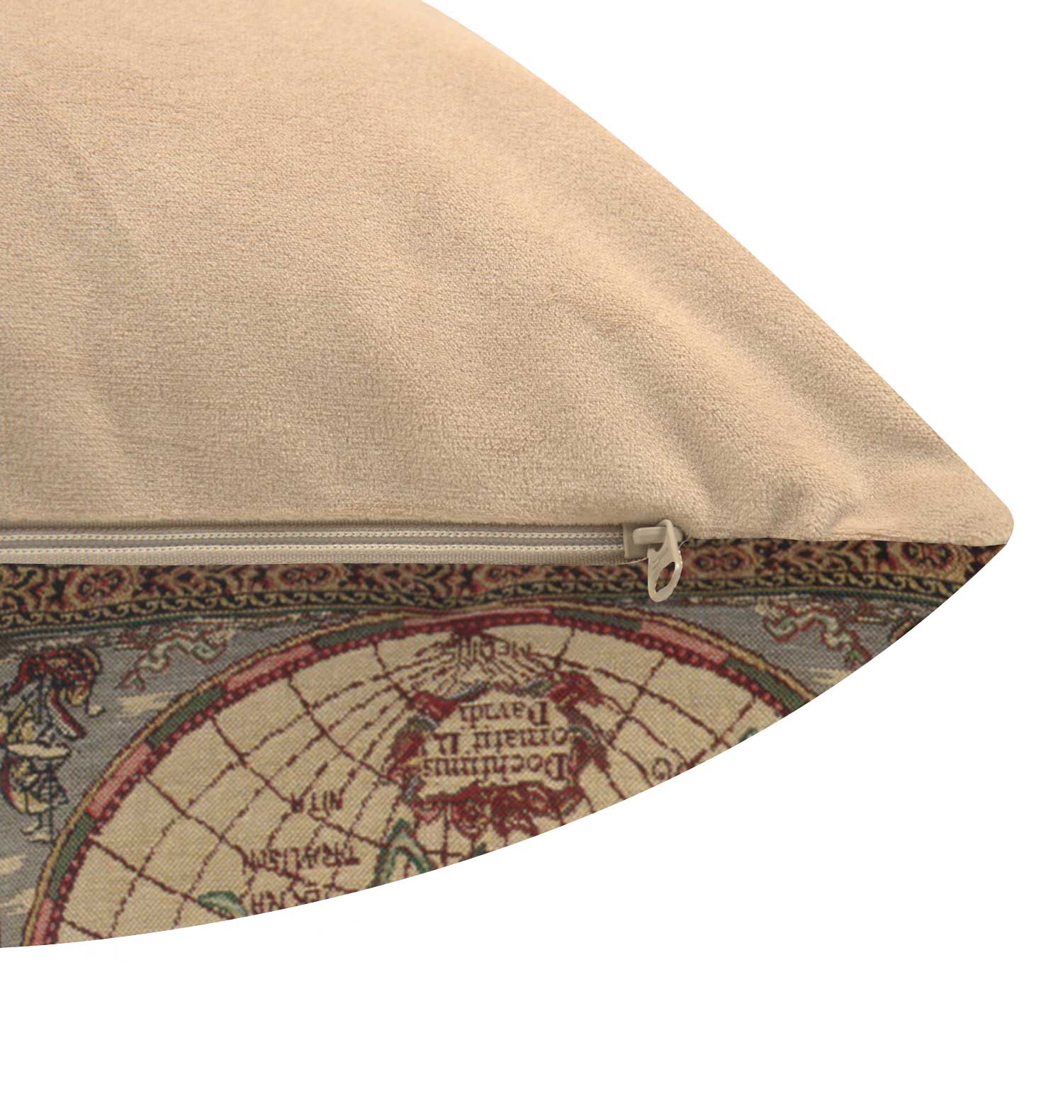 Map of the East Belgian Cushion Cover