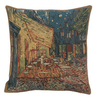 Terrace Belgian Cushion Cover by Vincent Van Gogh