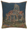The Church of Auvers Belgian Cushion Cover