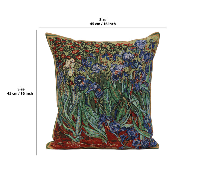 The Iris I Belgian Cushion Cover