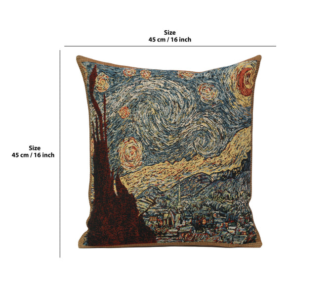 Stary Night Belgian Cushion Cover