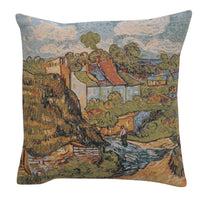 The House Belgian Cushion Cover by Vincent Van Gogh