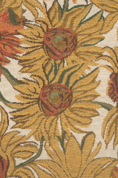 Sunflowers Yellow Belgian Cushion Cover