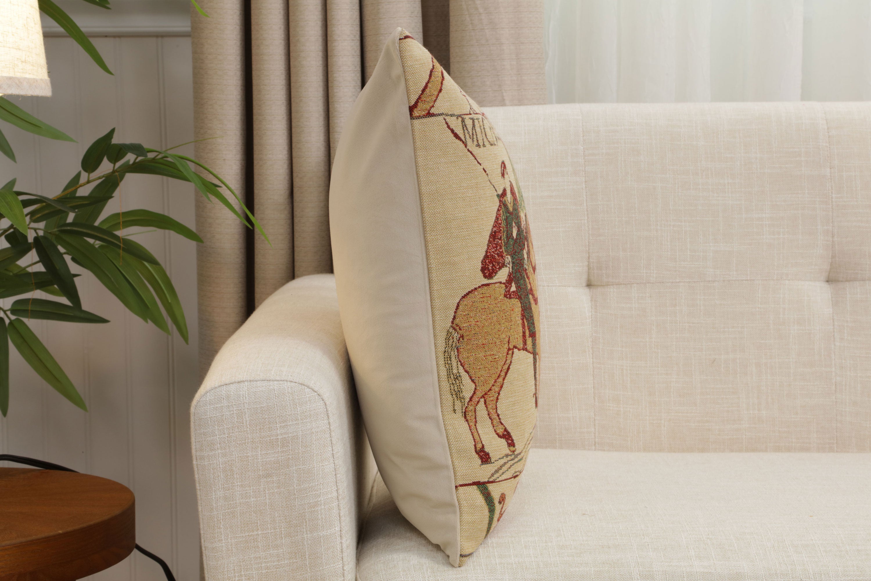 Bayeux Mont St. Michel I Belgian Cushion Cover