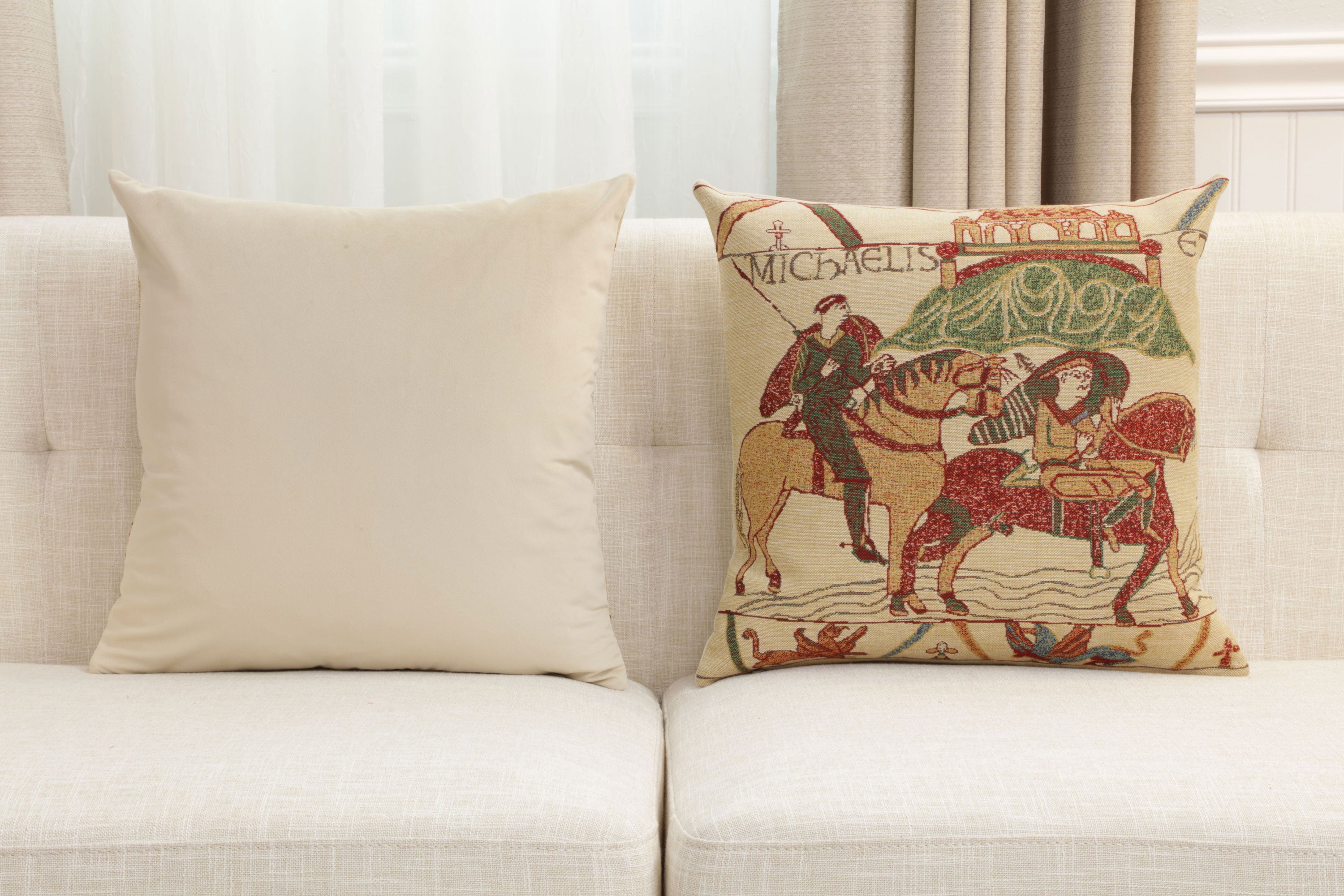 Bayeux Mont St. Michel I Belgian Cushion Cover