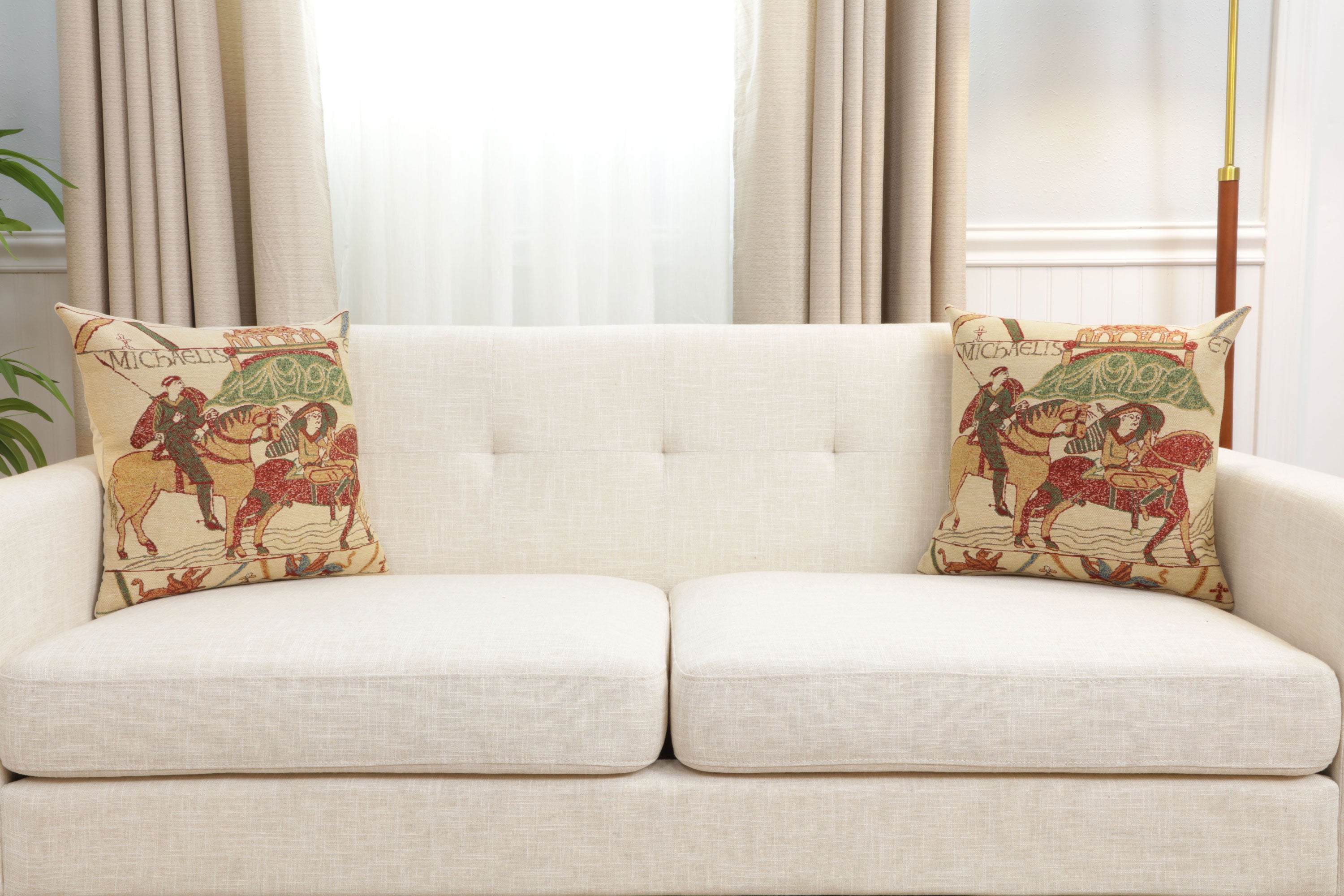 Bayeux Mont St. Michel I Belgian Cushion Cover