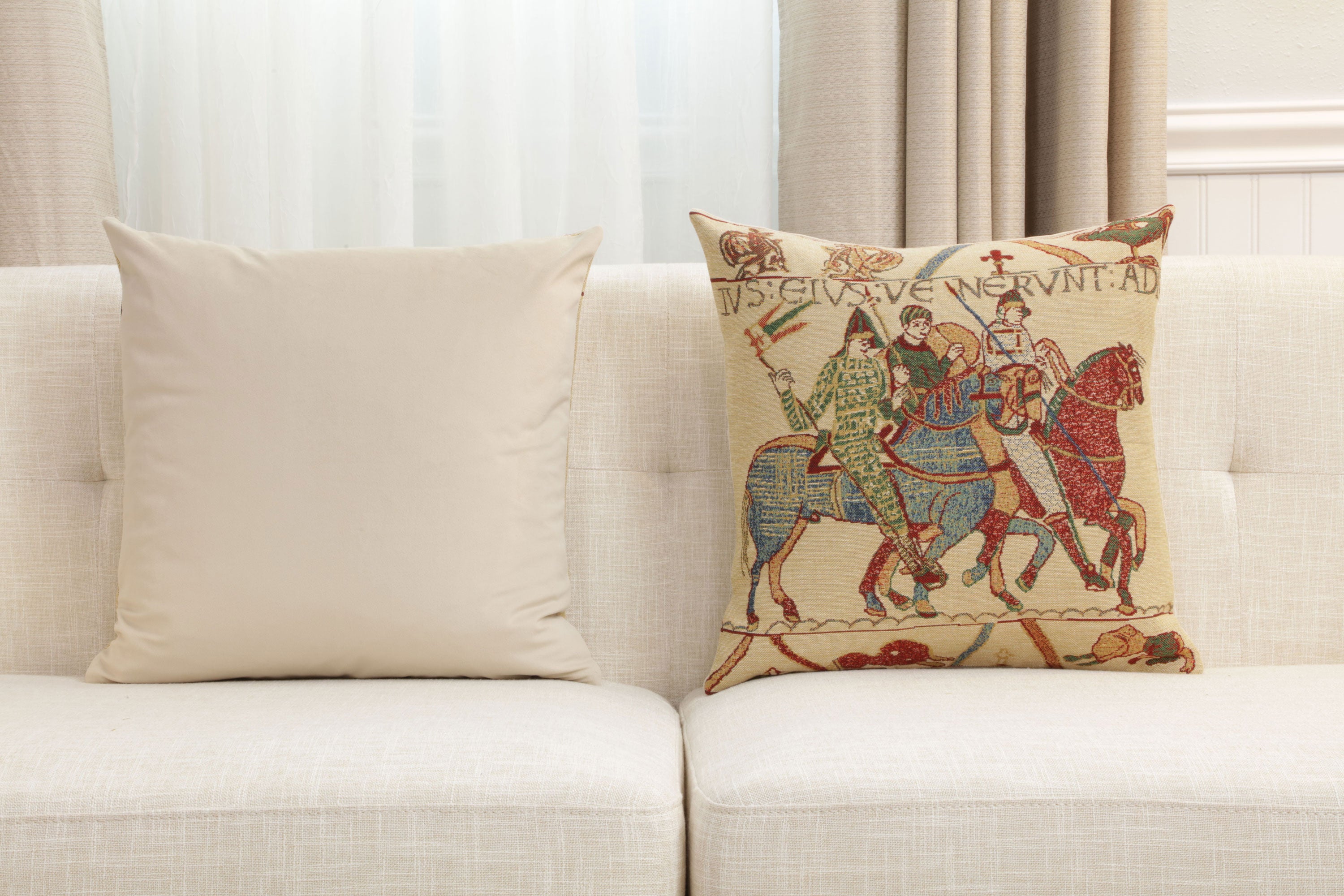 Bayeux Mont St. Michel II Belgian Cushion Cover