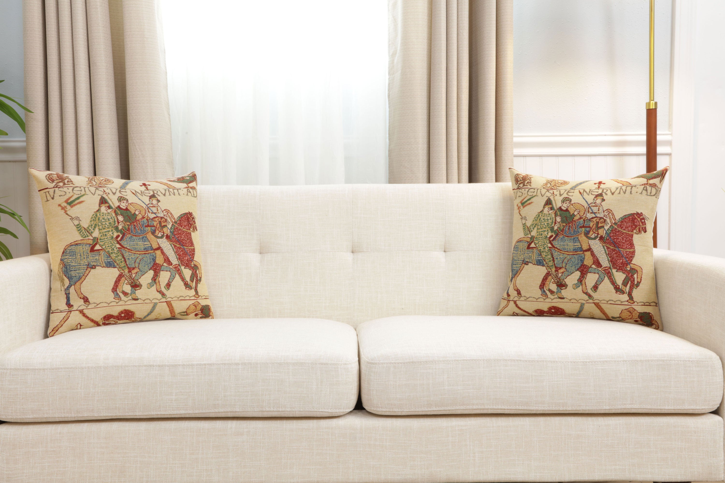 Bayeux Mont St. Michel II Belgian Cushion Cover