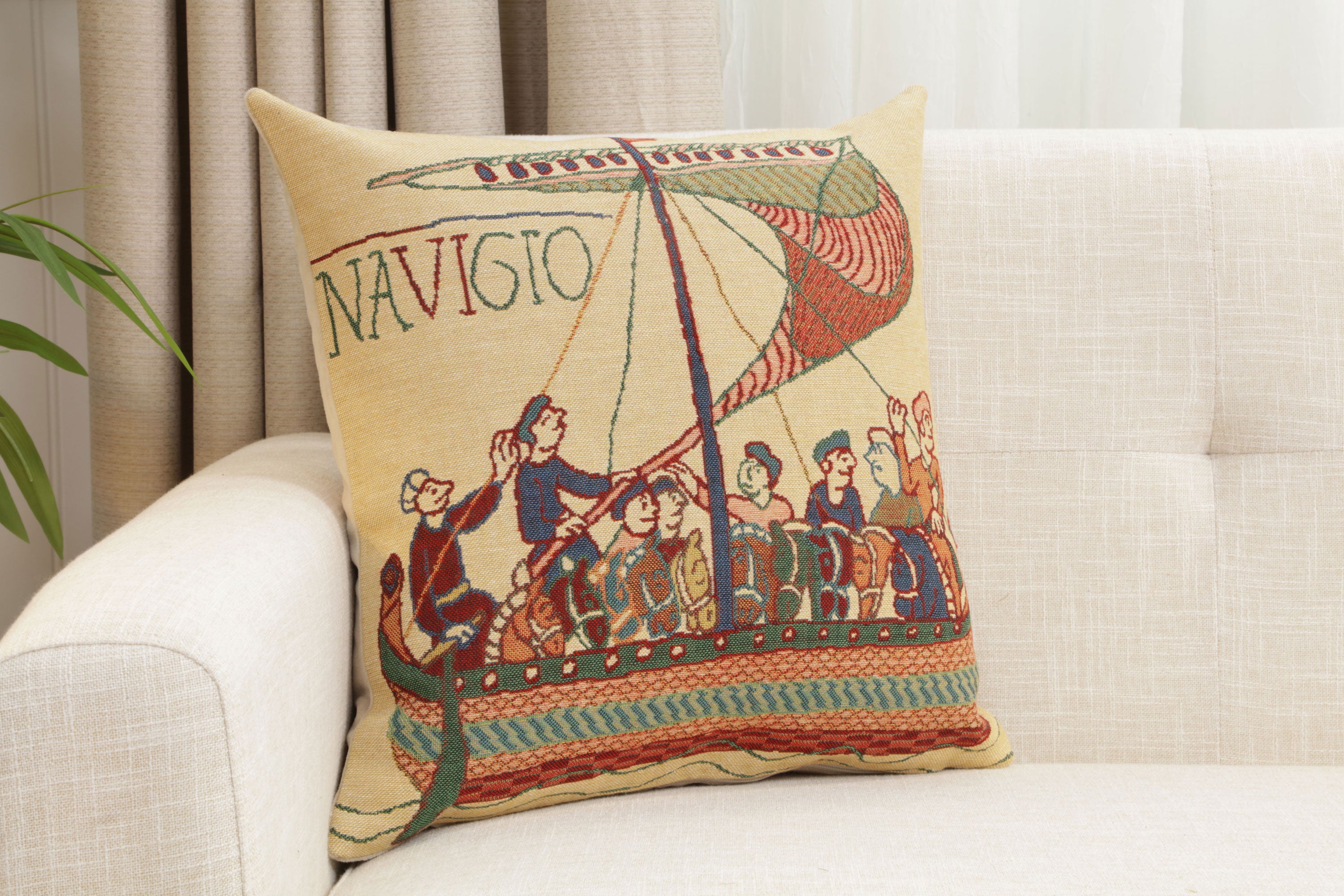 Bayeux Navigo Belgian Cushion Cover