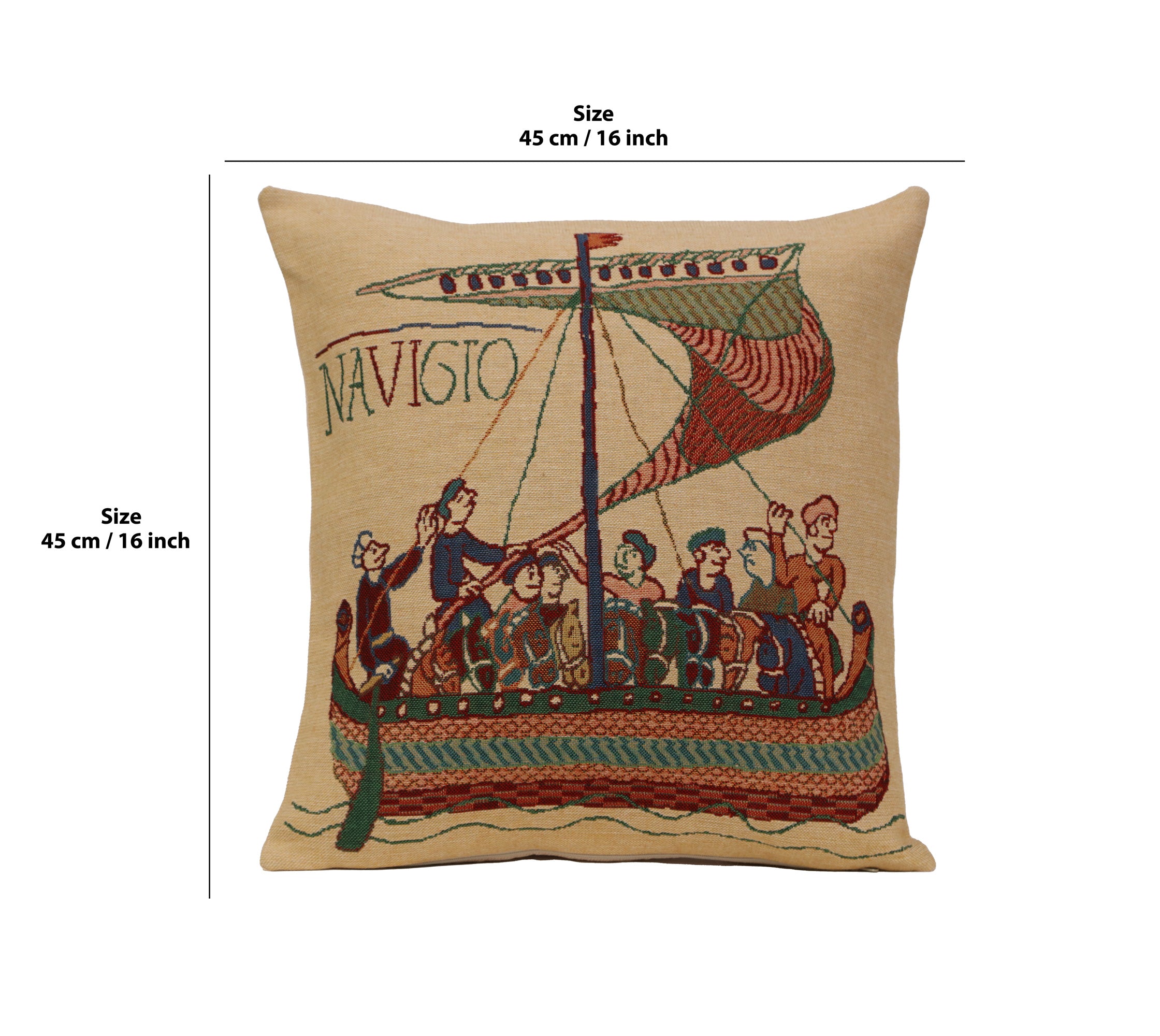 Bayeux Navigo Belgian Cushion Cover