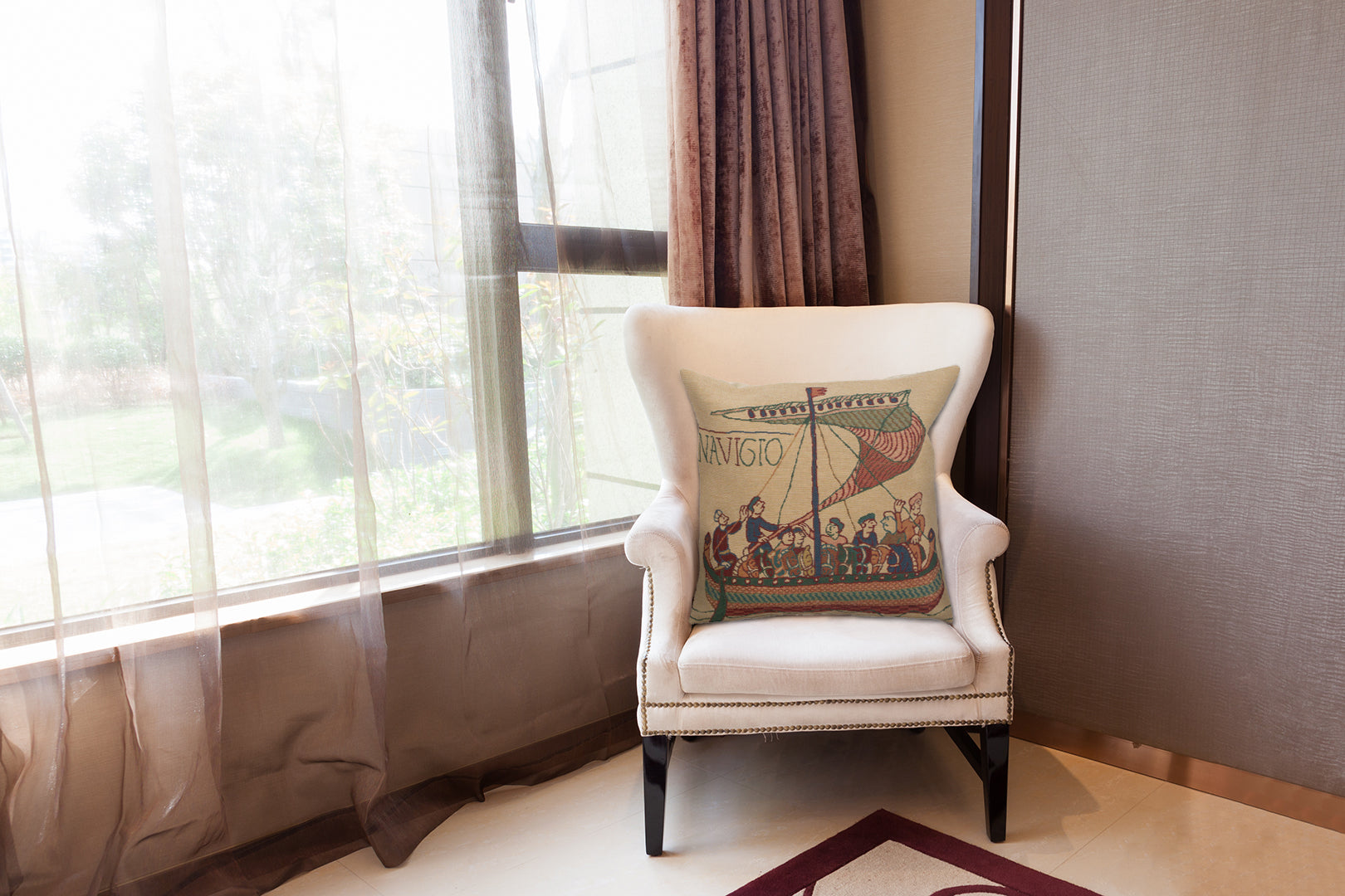 Bayeux Navigo Belgian Cushion Cover