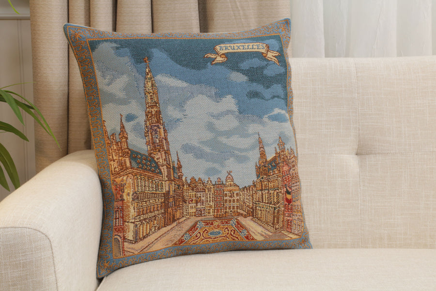 Grand Place Brussels I Belgian Cushion Cover