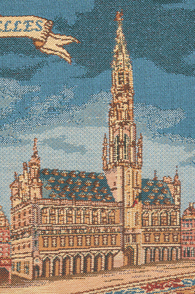 Grand Place Brussels II Belgian Cushion Cover