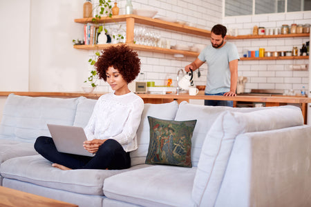 Duc De Berry II Belgian Cushion Cover