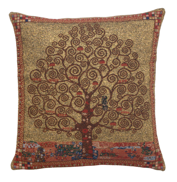 Klimt Tree of Life I Belgian Cushion Cover