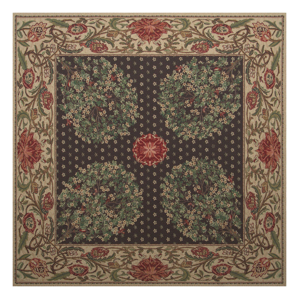 Tree of Life Brown Belgian Throw