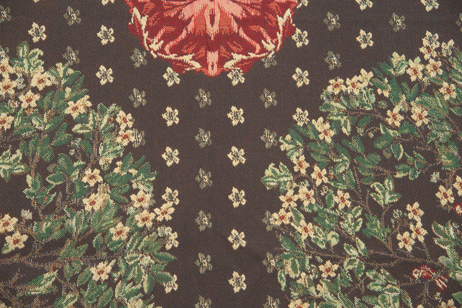 Tree of Life Brown Belgian Throw
