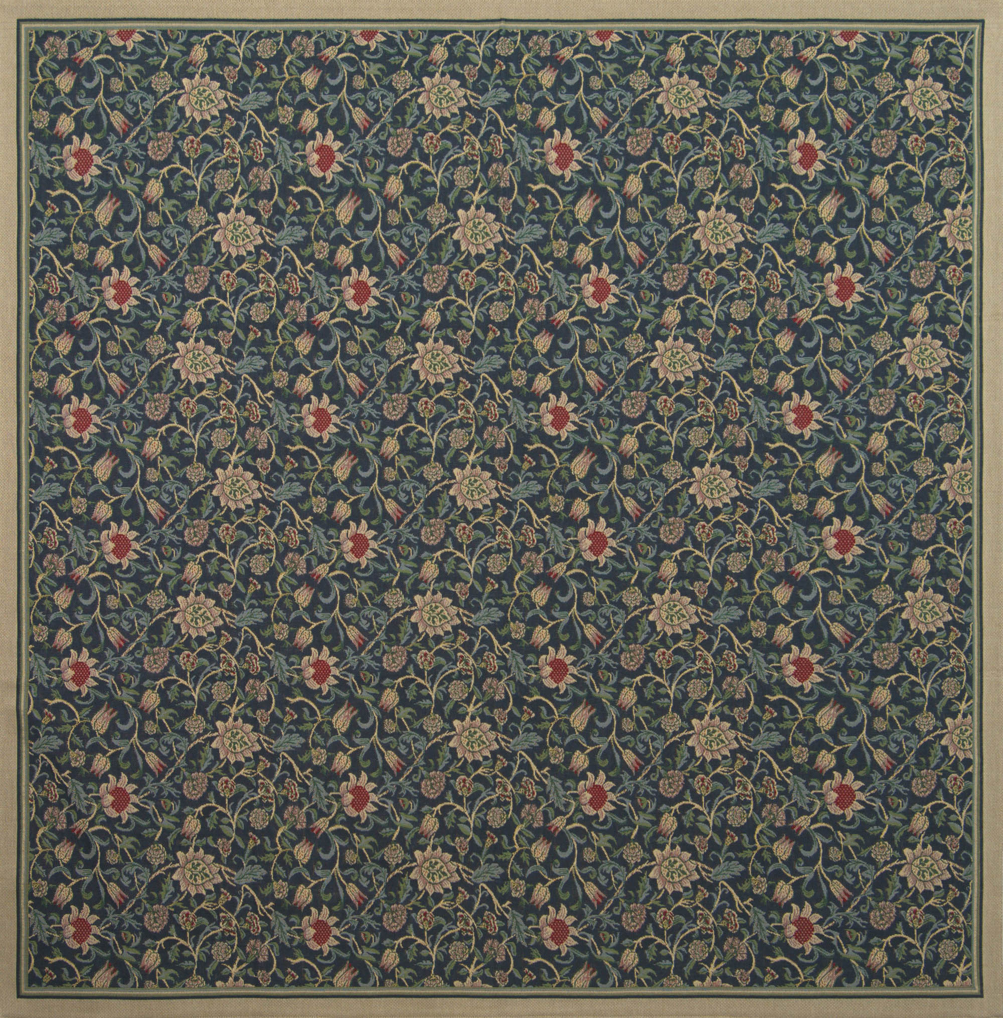 Fleurs de Morris Belgian Throw