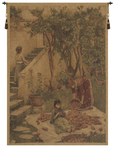 The Orange Gatherers European Tapestry
