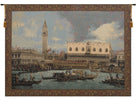 Bucintoro at the Dock Italian Tapestry Wall Hanging