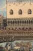 Bucintoro at the Dock Italian Tapestry Wall Hanging
