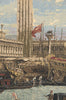 Bucintoro at the Dock Italian Tapestry Wall Hanging