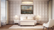Bucintoro at the Dock Italian Tapestry Wall Hanging
